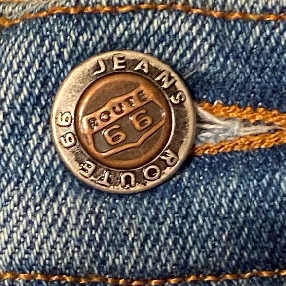 Vintage Route 66 Denim Jeans Stretch 5-Pocket Women's Size 13/14 - Picture 4 of 7